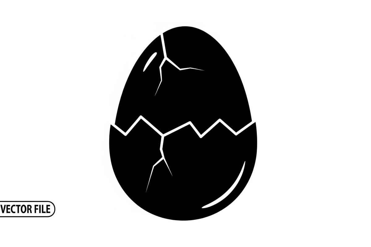 50 Cracked Egg Shell Silhouette, an Illustration by musafir_fashion (Photo 21 of 55)