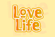 Love Life - Display Font, a Sans Serif Font by Yuby Creative (Thumbnail 2 of 9)