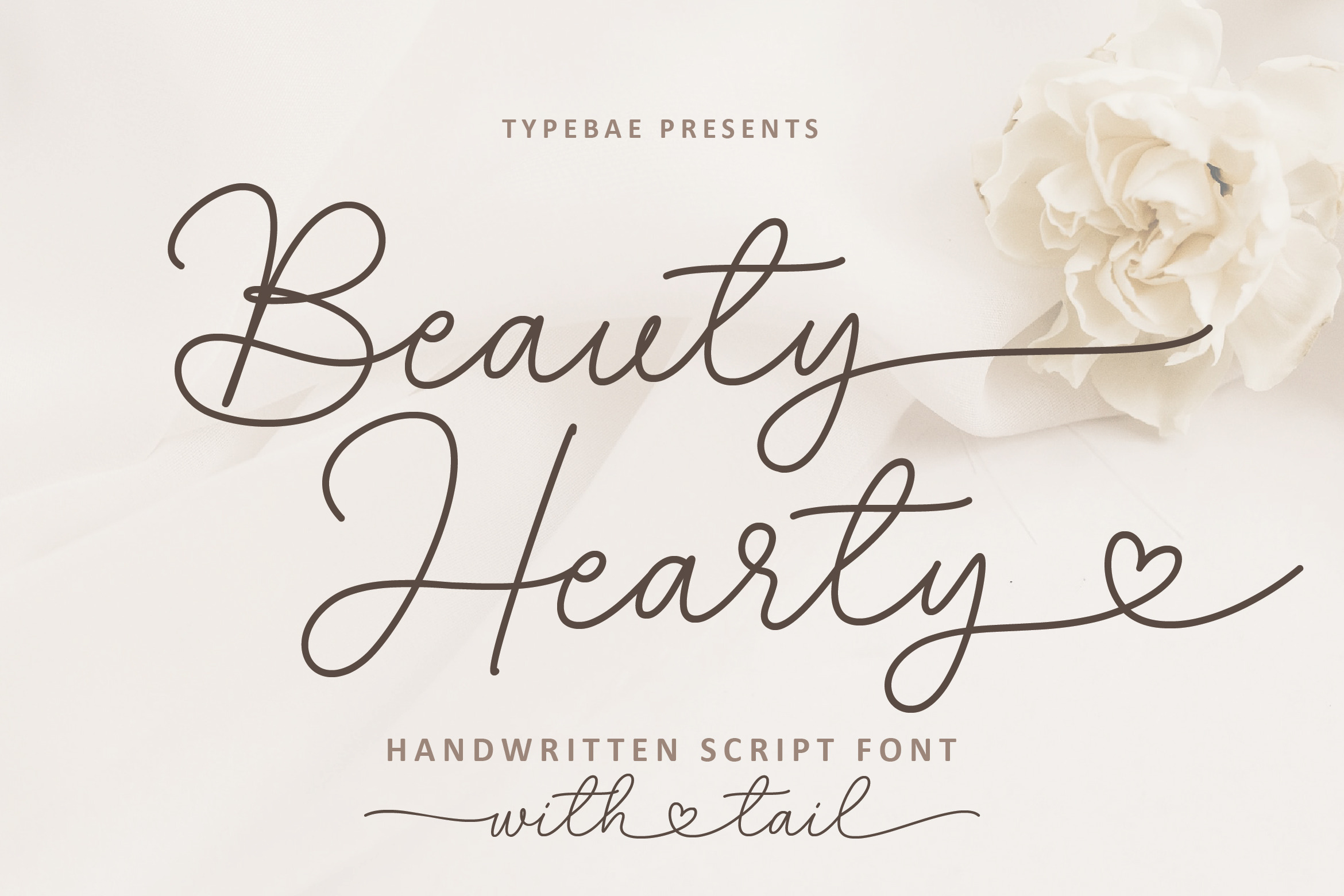 Beauty Hearty - Heart Swashes Font | Creative Market