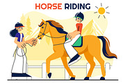 10 Horse Riding Illustration, a Sport Illustration by denayunebgt (Thumbnail 4 of 4)