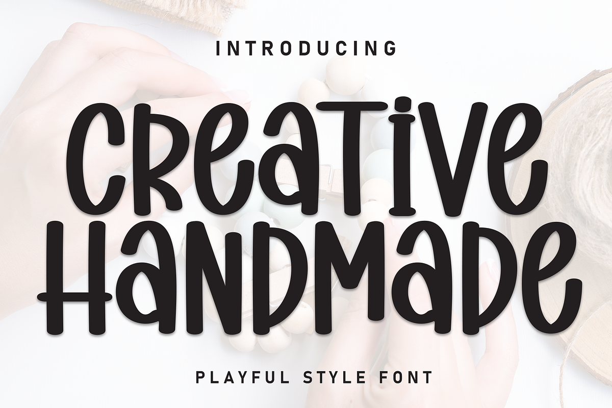 Creative Handmade | Script Font, a Script Font by Scratchones (Photo 1 of 8)