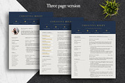 Executive CV Template Pack | Canva, a Resume Template by Lux Resume (Thumbnail 3 of 9)