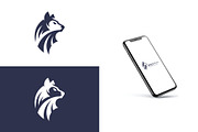 Monochrome Wolf Head Stag Logo, a Branding & Logo Template by Artnivora.Std (Thumbnail 2 of 5)