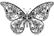 Butterfly Silhouette Bundle, a Decorative Illustration by Designer_Momina (Thumbnail 9 of 20)