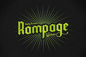 Rampage Font