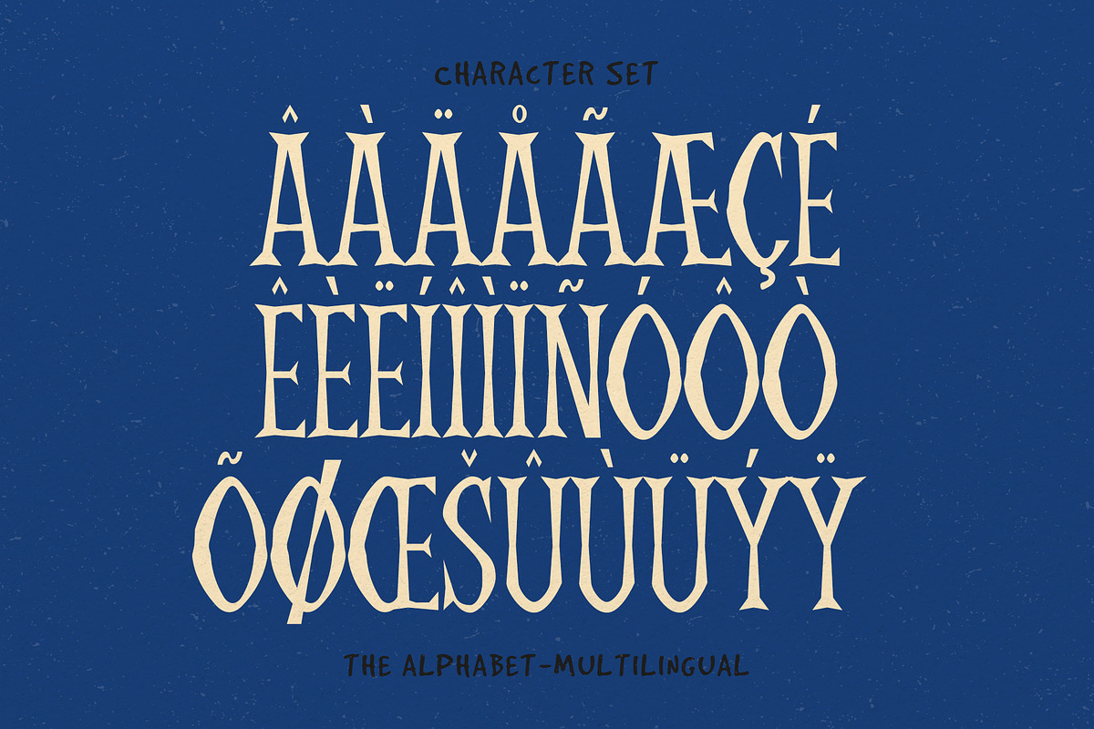 Aidens Family Font - Horror Font, a Serif Font by ariodsgn (Photo 5 of 9)