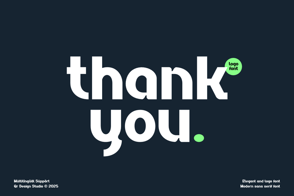 Slogfe - Corporate Logo Font, a Sans Serif Font by QR Design Studio (Photo 11 of 11)