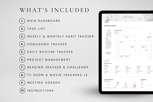 Productivity Tracker Notion Template