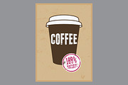 Coffee To Go vector poster set., a Food Illustration by PoPaShop (Thumbnail 12 of 13)