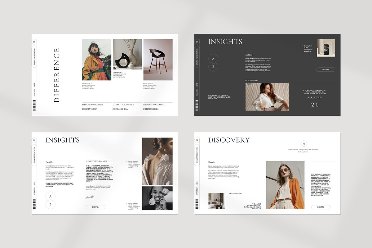 Brand Strategy Presentation Template, a Presentation Template by PrintIdea (Photo 3 of 8)