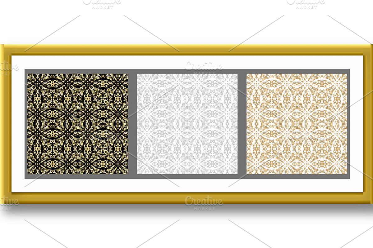 Set of Classic Orient Seamless, a Pattern Graphic by FineArtStudio (Photo 2 of 3)