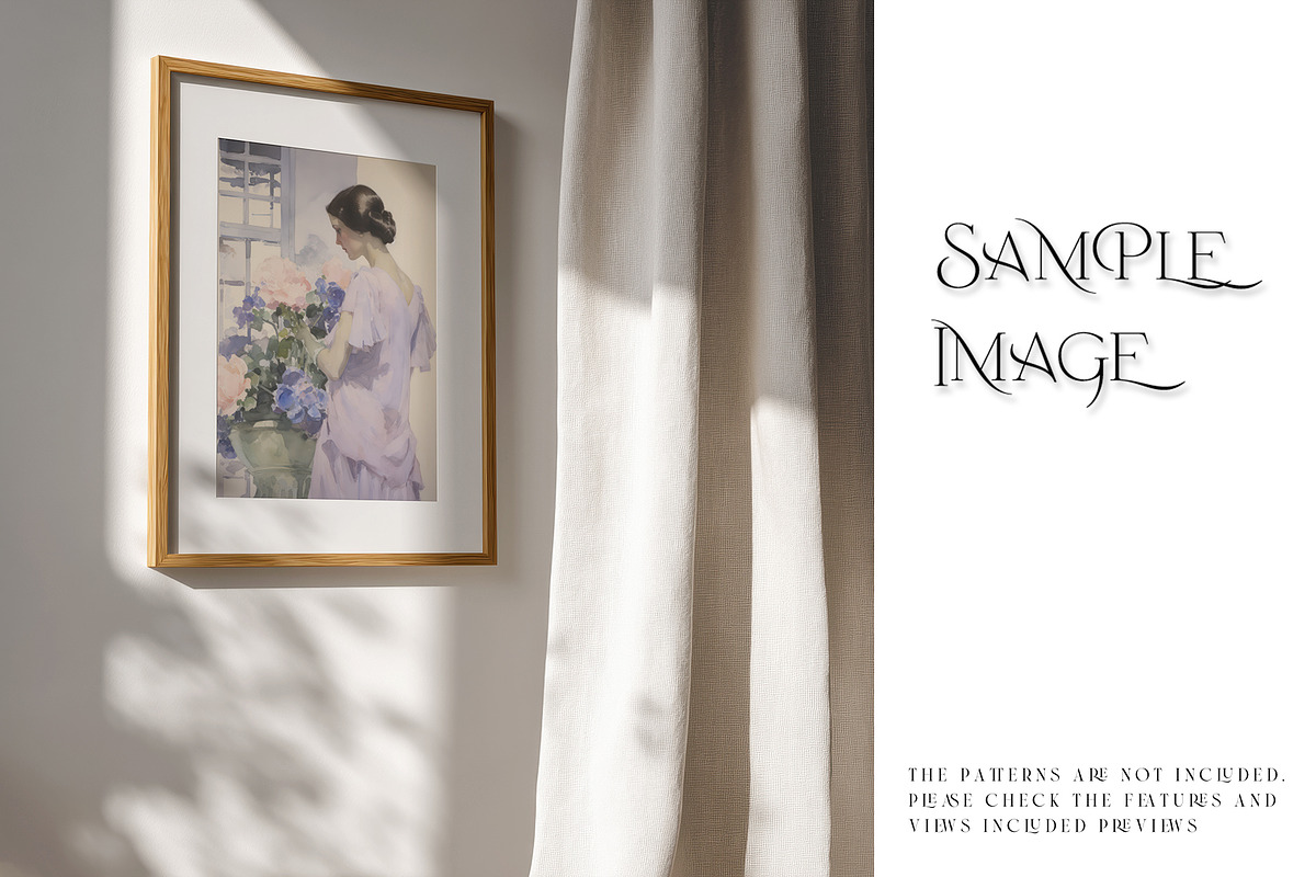 Frame & Wallpaper Mockups, a Mockup by mock-ups (Photo 13 of 29)