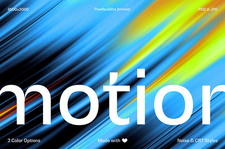 Motion Energy Gradient Backgrounds