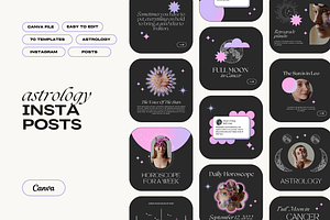 Astrology Instagram Post Templates