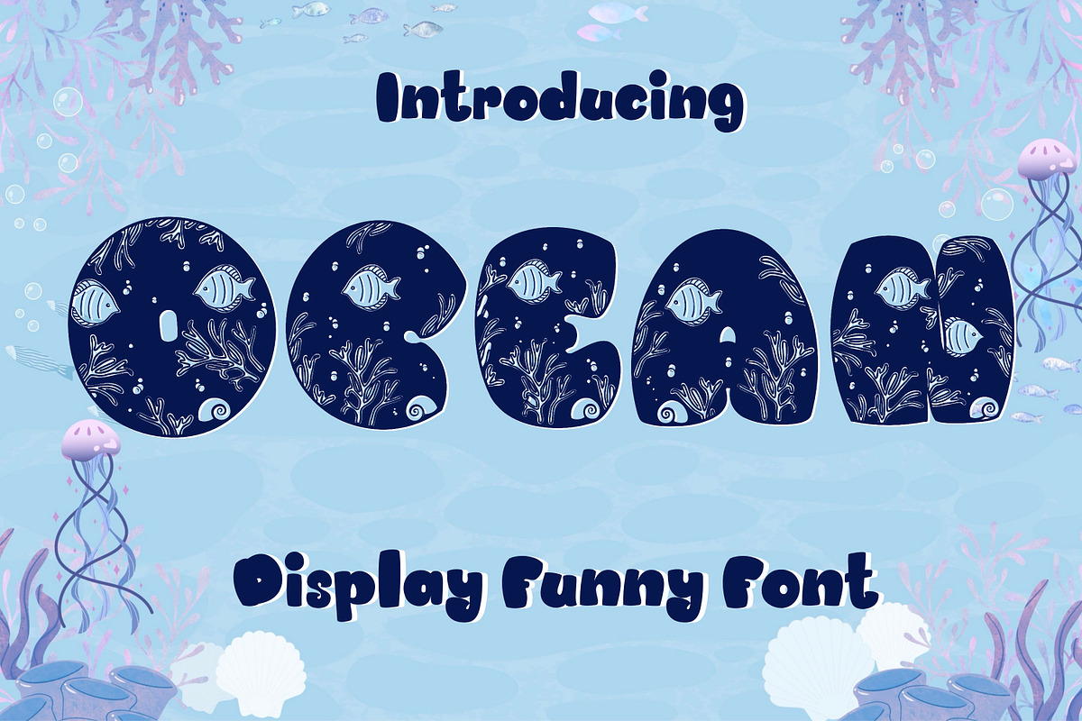 Ocean Front, a Handwritten Font by N Nakorn Creative (Photo 1 of 10)