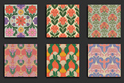 Art Nouveau Seamless Patterns, a Pattern Graphic by protabsorkar11 (Thumbnail 2 of 4)