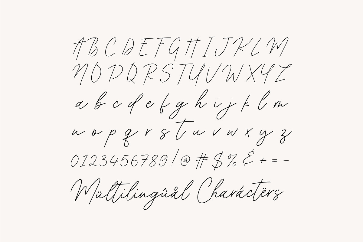 Acoustica Monoline Handwritten Font, a Handwritten Font by Balpirick Studio (Photo 6 of 7)