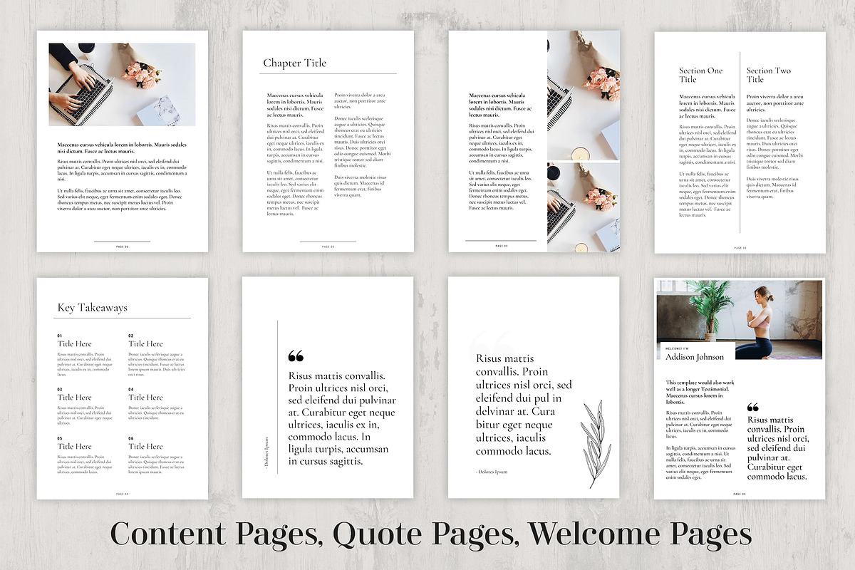 Minimal eBook Template for Canva, a Magazine Template by Paperweight Memories (Photo 4 of 16)