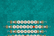 Friendship Bracelet 3D Bitmap Font, a Sans Serif Font by The Creative Bix (Thumbnail 8 of 8)