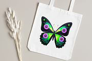 Cyberpunk Daisy Sublimation PNG, an Animal Illustration by FloridPrintables (Thumbnail 4 of 12)