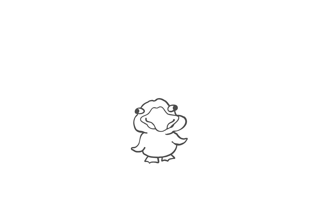 Cute Little Duckling, an Illustration by Anastasiya Klempach (Photo 3 of 7)