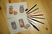 Watercolor preserved food-2, a Food Illustration by miminoshka (Thumbnail 7 of 10)