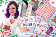 Teddy bear on Valentine's Day., an Illustration by Maycat_store (Thumbnail 3 of 4)