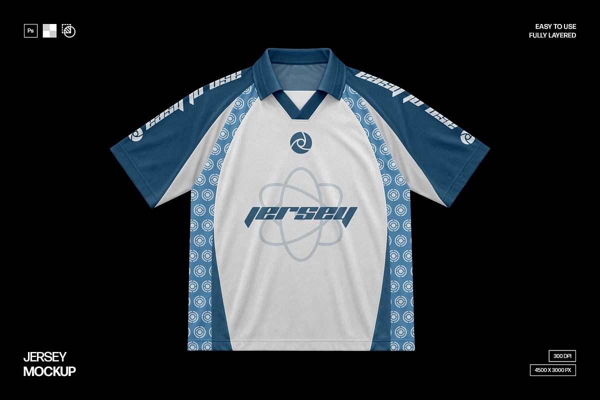 Sports Jersey Mockup, a Shirt Mockup by Design Squad (Photo 1 of 4)