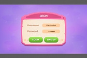 Pink GUI pack, casual, an UI Kit Template by KartInnka (Thumbnail 4 of 15)