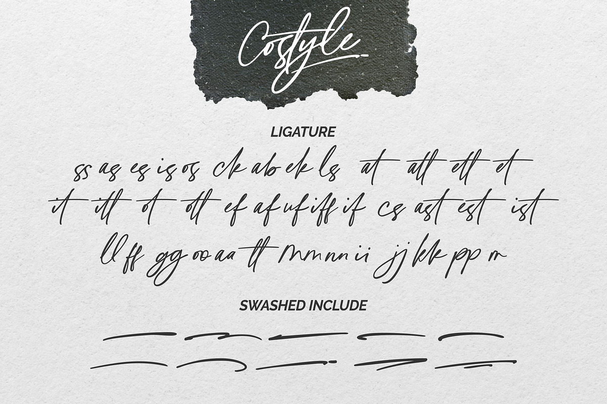 Costyle - A Handriwtten Font, a Script Font by ErgibiStudio (Photo 9 of 11)