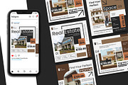 Real Estate Instagram Post Template, a Social Media Template by Artnivora.Std (Thumbnail 2 of 2)