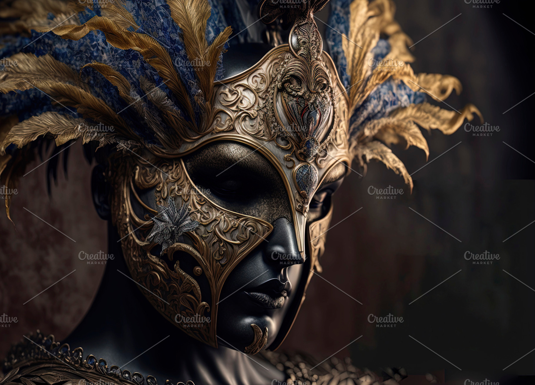 Venice Carnival mask for website, an Arts & Entertainment Photo by Shootdiem