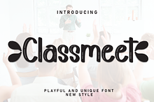Classmeet | Script Font