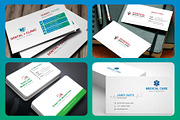 Medical Business Cards Bundle, a Business Card Template by graphicsunday (Thumbnail 4 of 6)