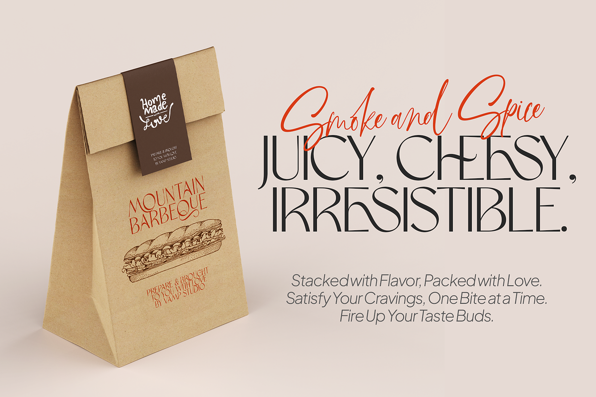 Amoera Elegant Serif Display Font, a Serif Font by Vampstudio (Photo 7 of 14)