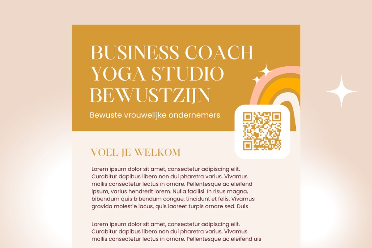 Flyer template Boho Coaching, a Templates & Theme by Designbysterre (Photo 6 of 6)