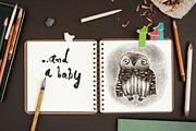 Tiny Owls Album, an Animal Illustration by Mazheika Store (Thumbnail 5 of 9)