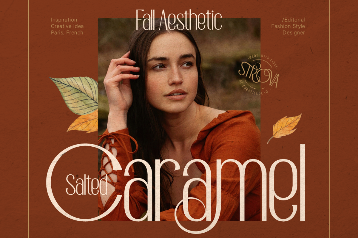 Strova, a Sans Serif Font by Burntilldead (Photo 3 of 12)