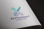 Modern Colorful Restaurant Logo, a Branding & Logo Template by HueNestify (Thumbnail 3 of 3)
