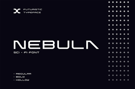 Nebula Font, a Sans Serif Font by Typologic