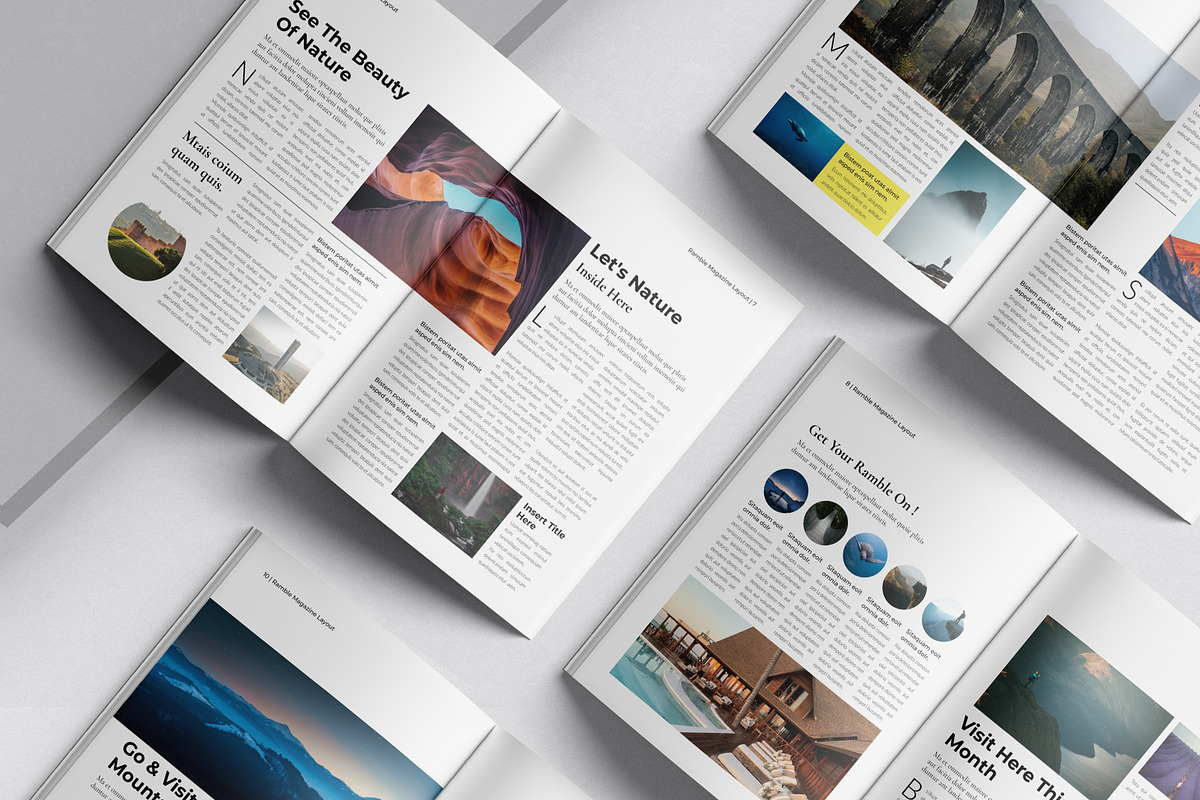 Luxury Travel Magazine Template preview 5