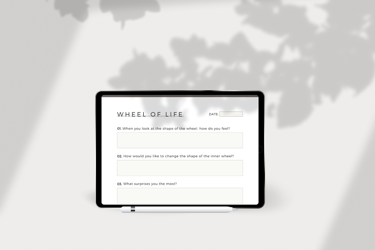 Wheel of life Canva Template - CANVA, a Brochure Template by Designs by ...