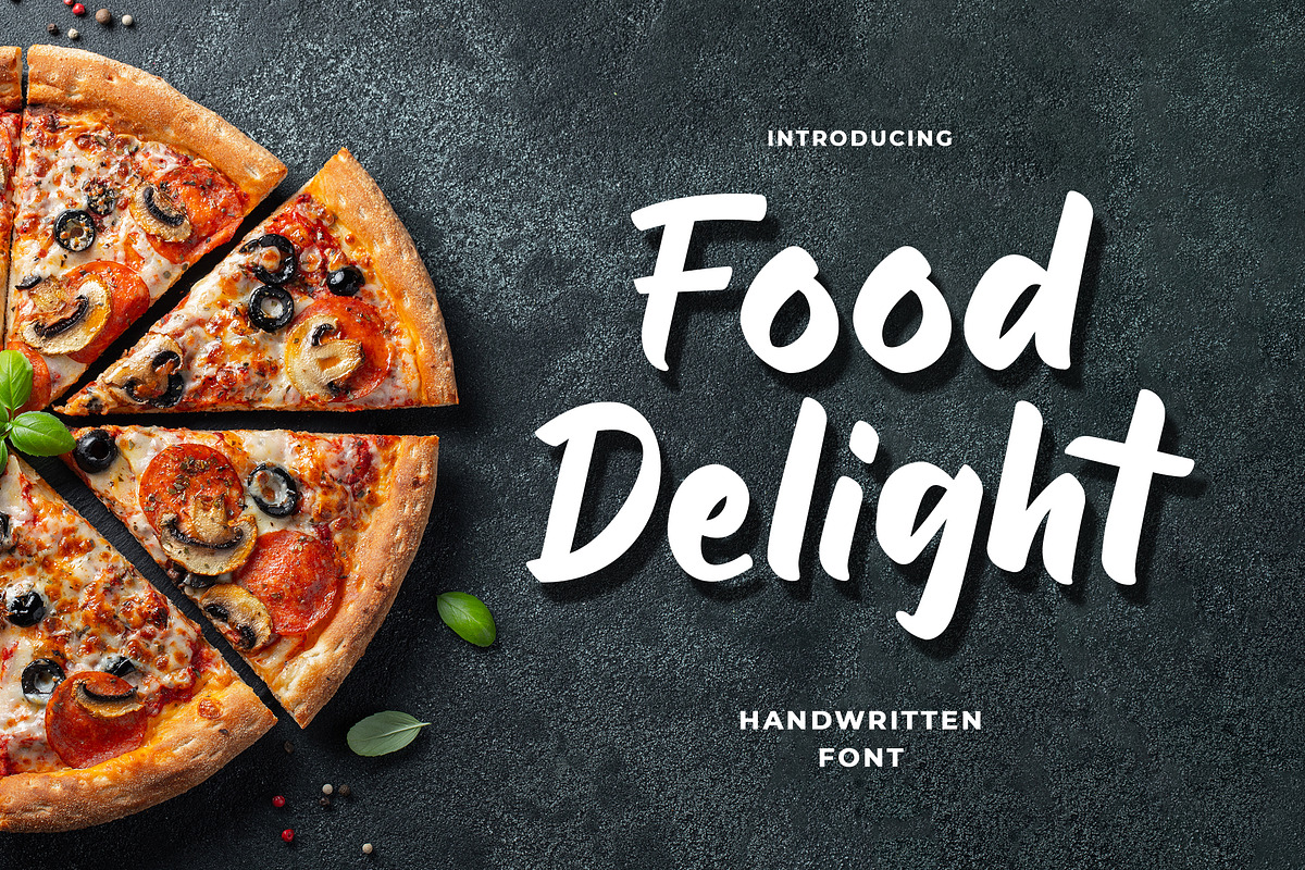 Food Delight Script and Handwritten