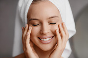 Pretty woman using antiperspirant for underarms, standing near mirror in bathro, a Photo by Prostock-Studio (Thumbnail 3 of 3)