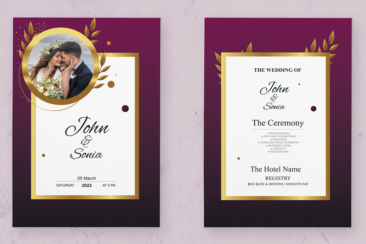 Party Invitation Card Layout