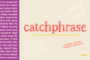 Catchphrase — A Fun Serif, a Handwritten Font by Mix Fonts (Thumbnail 1 of 5)