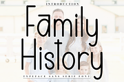 Family History, a Sans Serif Font by FreshTypeINK (Thumbnail 1 of 7)
