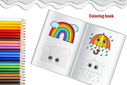 ABC coloring book and letter tracing, an Animal Illustration by Nataliia Toporovska (Thumbnail 4 of 5)