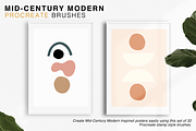 Procreate Mid Century Modern Brushes, a Brush Add-On by CC CREATIVE CO (Thumbnail 14 of 17)