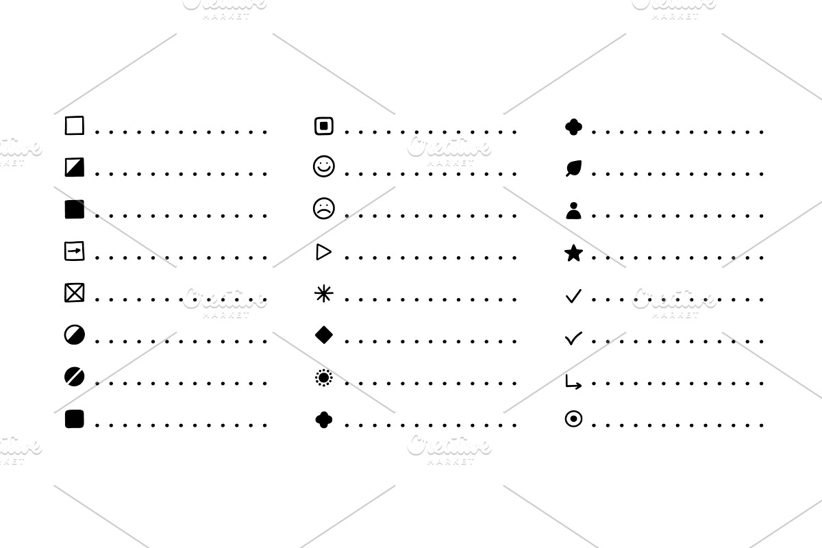 Bullet todo list for checklist, an Object Illustration by winwin.art